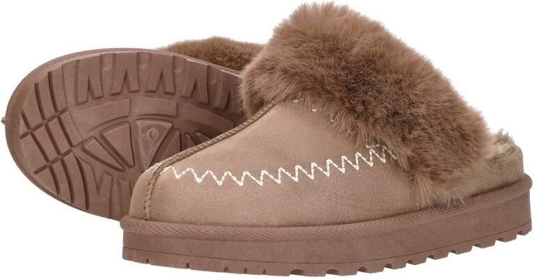 Sub55 Home Collection Pantoffels Open Pantoffels Open taupe - Foto 6