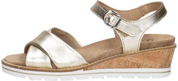 SUB55 Comfort Collection Klara 02 Sandalen Plat goudkleur - Foto 5