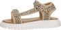 Sub55 Meiden Sandalen Meiden Sandalen Beige - Thumbnail 2