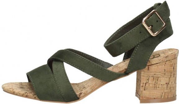 Sub55 Sandalen Hak Sandalen Hak Khaki