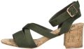 Sub55 Sandalen Hak Sandalen Hak Khaki - Khaki