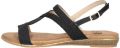 Sub55 Sandalen Plat - Zwart