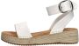 Sub55 Sandalen Plat Sandalen Plat Wit - Thumbnail 2