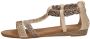 Sub55 Sandalen Plat Sandalen Plat beige - Thumbnail 1