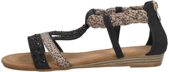 Sub55 Sandalen Plat Sandalen Plat Zwart - Foto 3