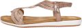 Sub55 Sandalen Plat Sandalen Plat Champagne - Beige