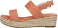 Sub55 Sandalen Touwzool Sandalen Touwzool Koraal rood - Koraal/Roze