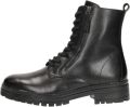 Sub55 Sima Veterschoenen Hoog zwart - Zwart