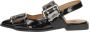 Sub55 Slingbacks Zwartlak - Thumbnail 1