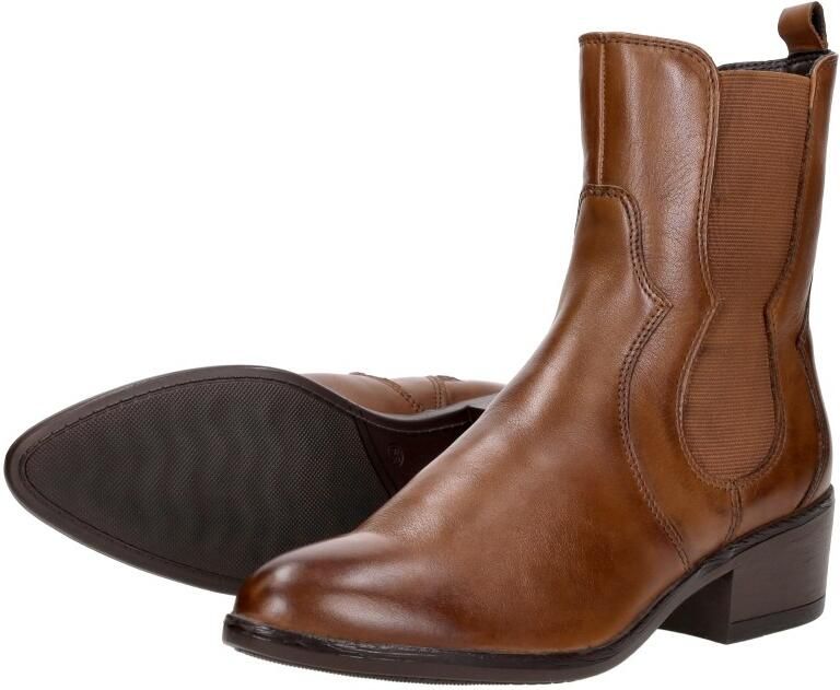 Sub55 Diletta H Enkellaarsjes Hak Cognac - Foto 4