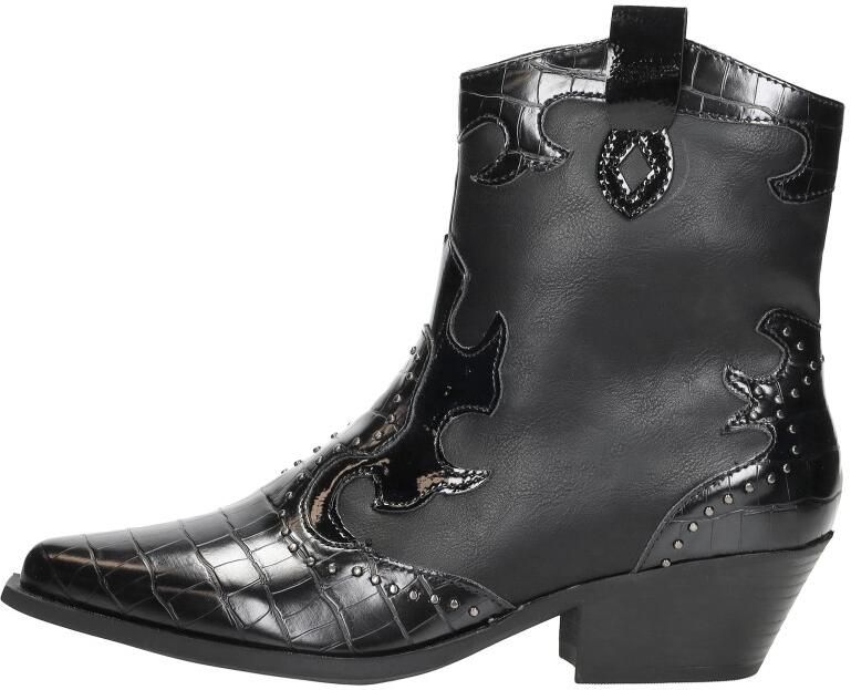 Sub55 Enkellaarsjes Hak Enkellaarsjes Hak Zwart - Foto 3