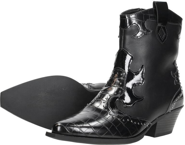 Sub55 Enkellaarsjes Hak Enkellaarsjes Hak Zwart - Foto 4