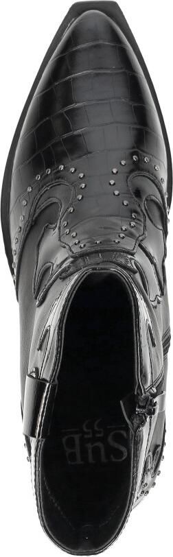 Sub55 Enkellaarsjes Hak Enkellaarsjes Hak Zwart - Foto 7