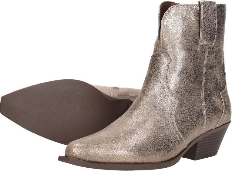 Sub55 Enkellaarsjes Hak Enkellaarsjes Hak Brons - Foto 4