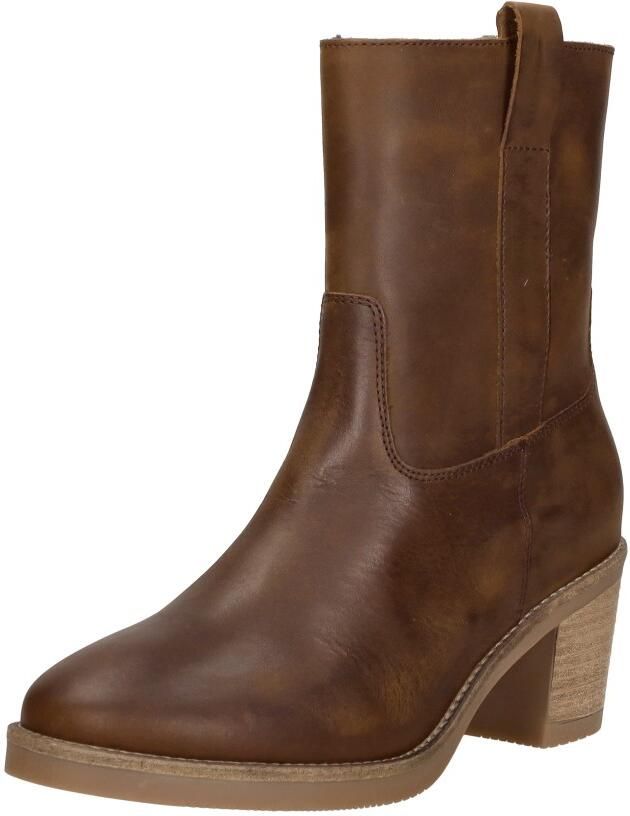 Sub55 Enkellaarsjes Hak Enkellaarsjes Hak cognac - Foto 4