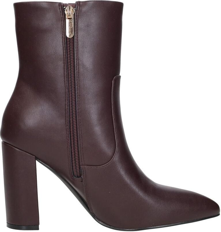 Sub55 Enkellaarsjes Hak Enkellaarsjes Hak Bordeaux - Foto 2