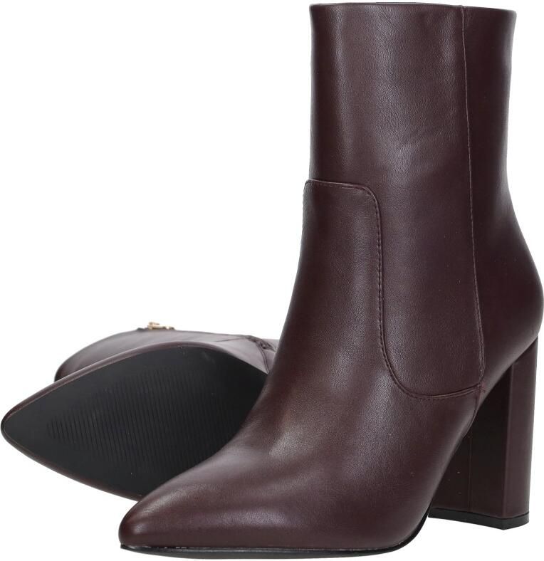 Sub55 Enkellaarsjes Hak Enkellaarsjes Hak Bordeaux - Foto 3