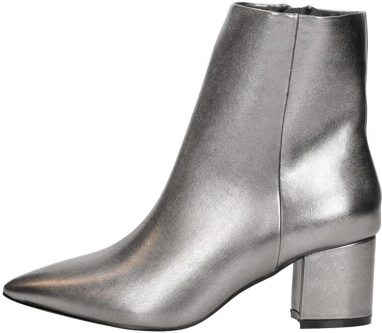 Sub55 Enkellaarsjes Hak Enkellaarsjes Hak Zilverkleur - Foto 2