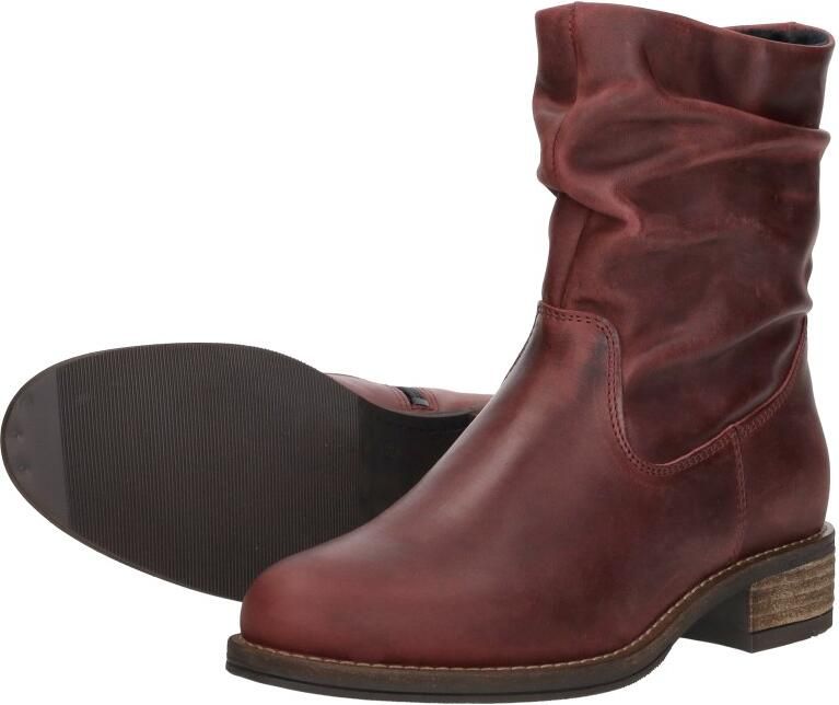 Sub55 Enkellaarsjes Plat Enkellaarsjes Plat Bordeaux - Foto 4