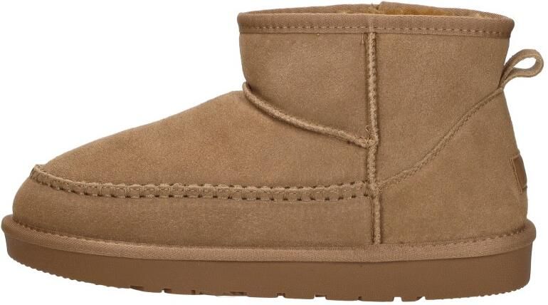 Sub55 Enkellaarsjes Plat Enkellaarsjes Plat cognac - Foto 2