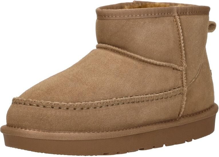 Sub55 Enkellaarsjes Plat Enkellaarsjes Plat cognac - Foto 4