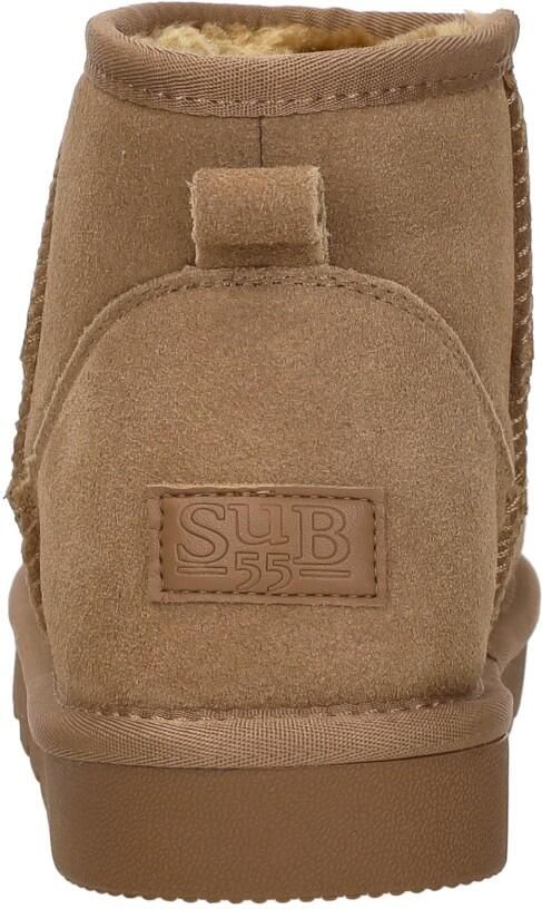 Sub55 Enkellaarsjes Plat Enkellaarsjes Plat cognac - Foto 5