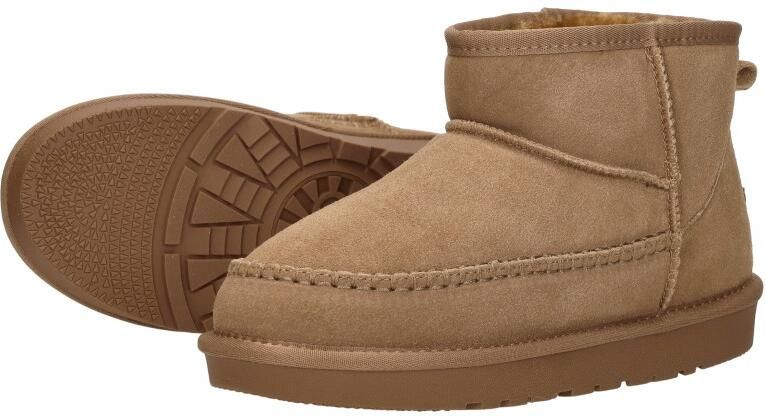 Sub55 Enkellaarsjes Plat Enkellaarsjes Plat cognac - Foto 6