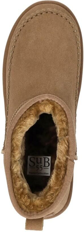 Sub55 Enkellaarsjes Plat Enkellaarsjes Plat cognac - Foto 7