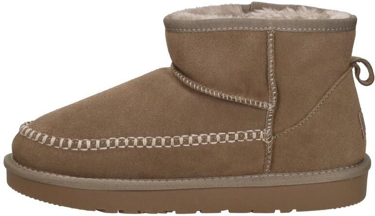 Sub55 Enkellaarsjes Plat Enkellaarsjes Plat Taupe - Foto 2