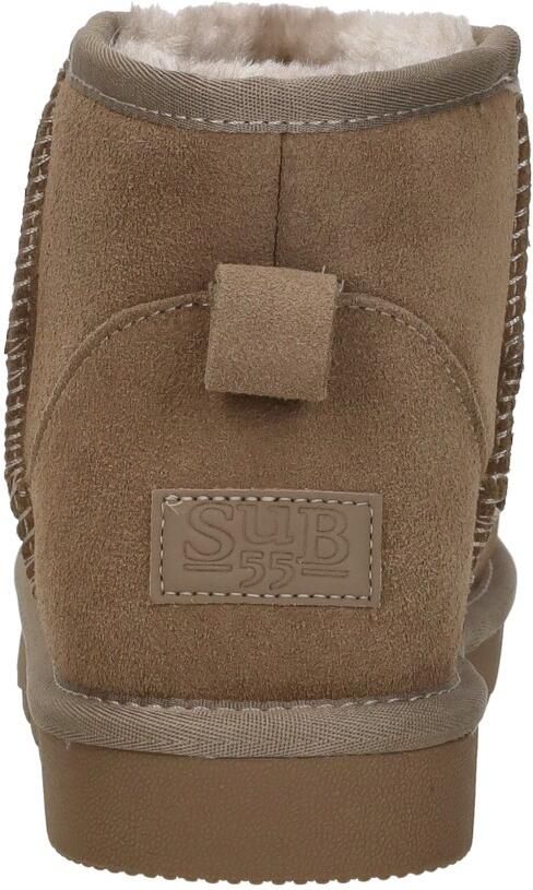 Sub55 Enkellaarsjes Plat Enkellaarsjes Plat Taupe - Foto 4