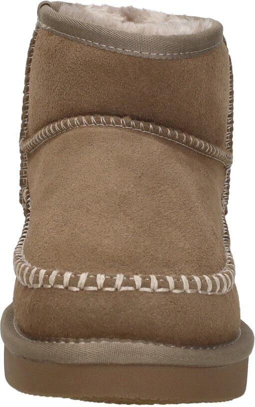 Sub55 Enkellaarsjes Plat Enkellaarsjes Plat Taupe - Foto 3