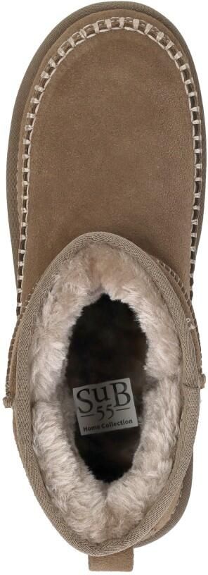 Sub55 Enkellaarsjes Plat Enkellaarsjes Plat Taupe - Foto 7