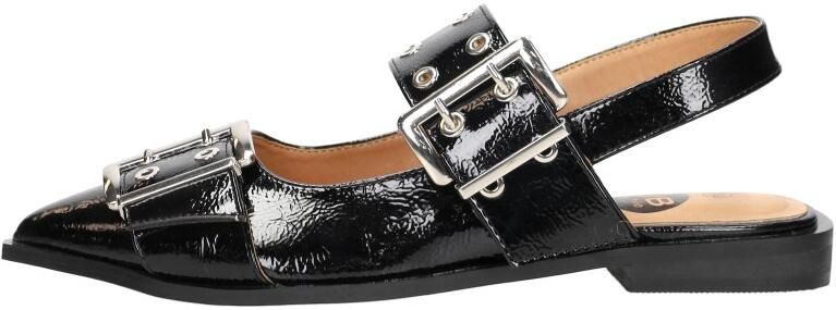 Sub55 Slingbacks Zwartlak