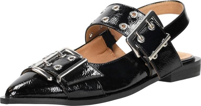 Sub55 Slingbacks Zwartlak - Foto 4