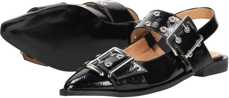 Sub55 Slingbacks Zwartlak - Foto 5