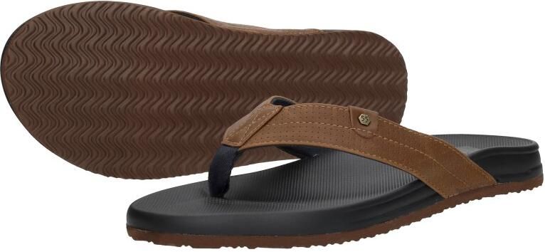 Sub55 Teenslippers Cognac - Foto 4