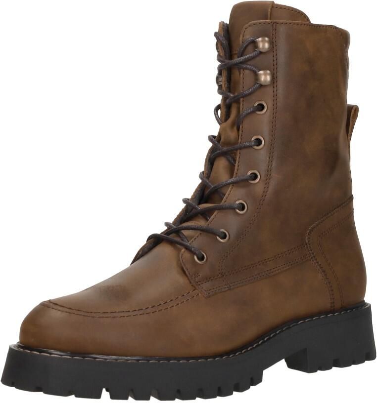 Sub55 Veterschoenen Hoog Veterschoenen Hoog Cognac - Foto 4