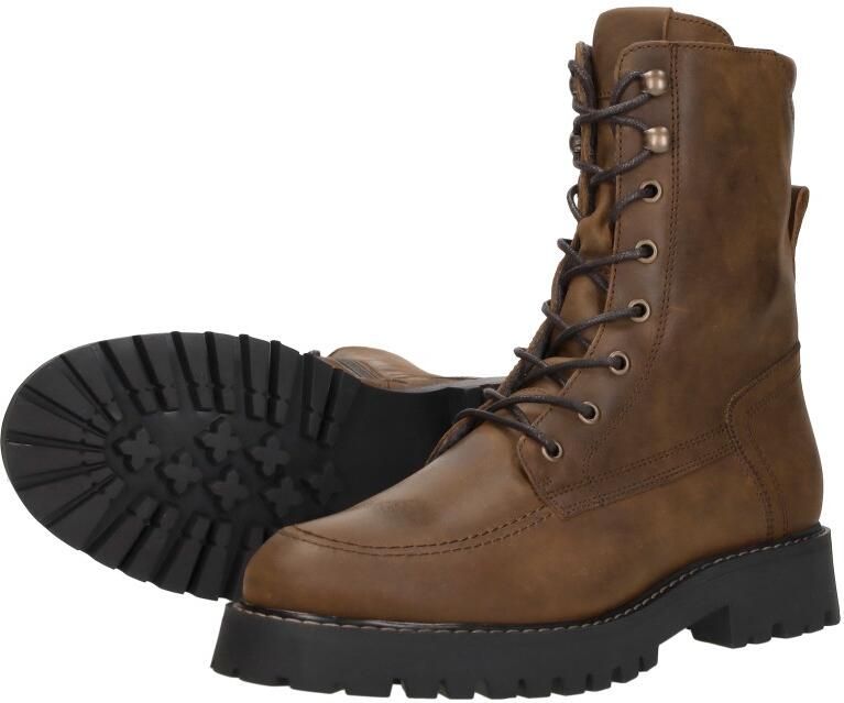 Sub55 Veterschoenen Hoog Veterschoenen Hoog Cognac - Foto 5