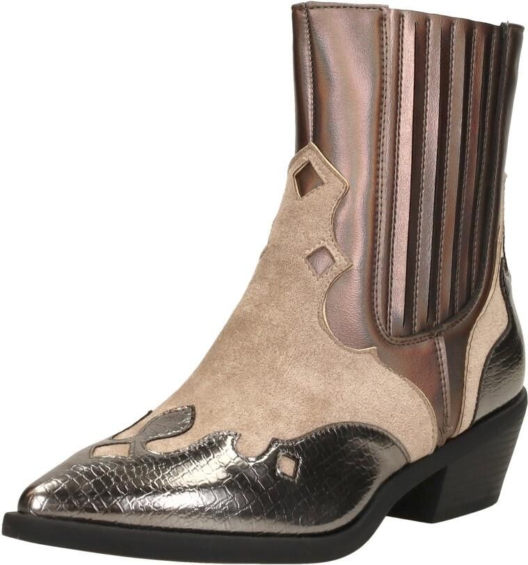 Sub55 Western boots Enkellaarsjes Hak Brons - Foto 3