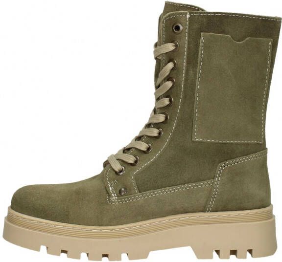 Sub55 Veterschoen hoog Veterschoen hoog groen