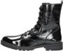 Sub55 Veterschoen hoog Veterschoen hoog Zwart lak - Thumbnail 2