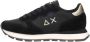 Sun68 Ally Solid Nylon Sneakers Dames Zwart - Thumbnail 2