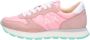 Sun68 Sun 68 Ally Solid Nylon dames sneaker Roze - Thumbnail 2