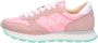 Sun68 Sun 68 Ally Solid Nylon dames sneaker Roze - Thumbnail 3