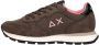 Sun68 Ally Solid Nylon Sneakers Dames Bruin - Thumbnail 2