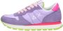Sun68 Ally Solid Nylon Lage sneakers Dames Paars - Thumbnail 3