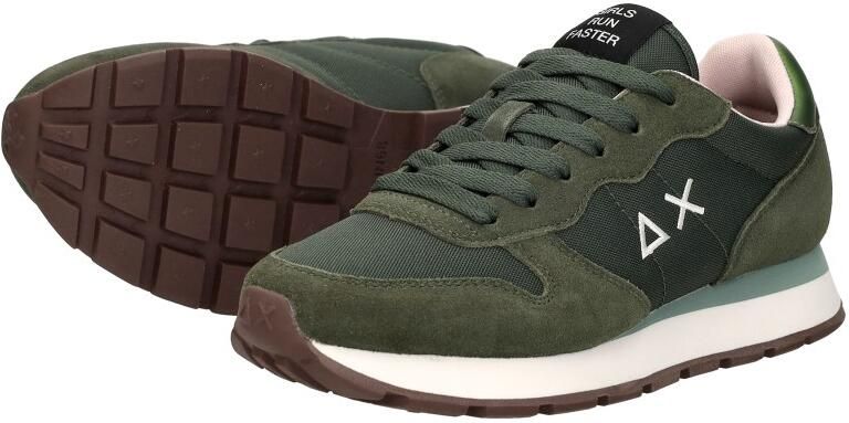 Sun68 Ally Solid Sneakers Dames Groen - Foto 6