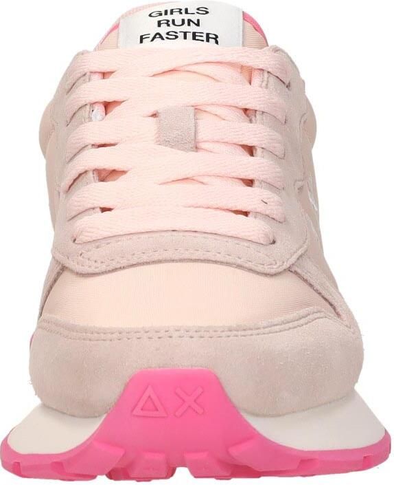 SUN68 Sun 68 Ally Solid Nylon Sneakers Dames Roze - Foto 4