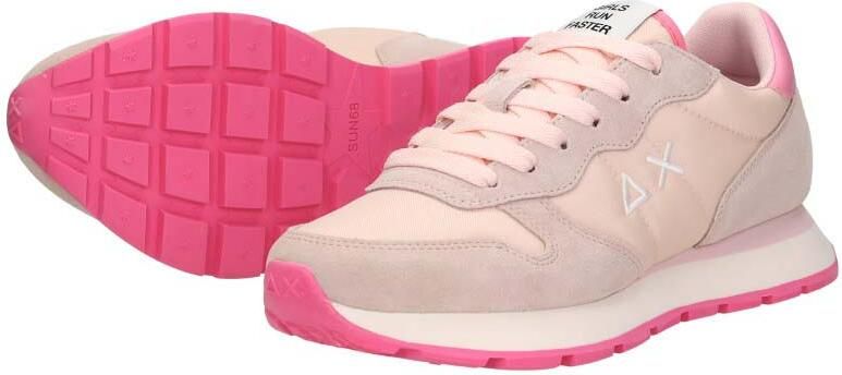 SUN68 Sun 68 Ally Solid Nylon Sneakers Dames Roze - Foto 6