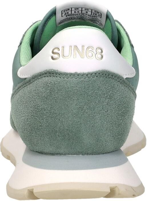 Sun68 Sun 68 Ally Solid Nylon Sneakers Dames Groen - Foto 5